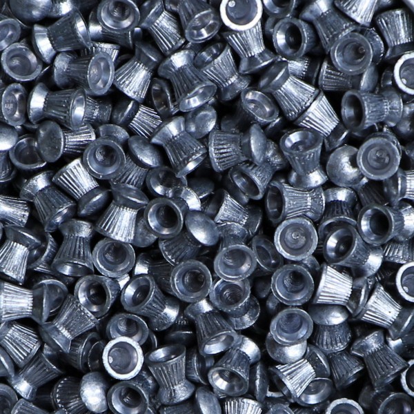 Mauser Real Semi Dome 500 pcs.Diabolos round head serrated 4,5mm